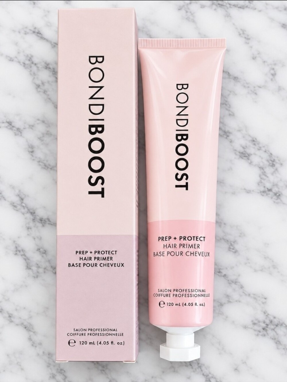 BondiBoost Prep + Protect Hair Primer Leave-In Cream Heat Protectant 4.05oz NIB!